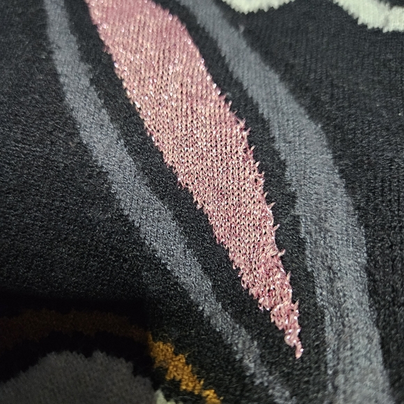 Moschino Playboy Bunny Black Double Sided Sweater Size Small - Picture 6 of 7